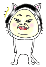 Cats are surprised. sticker #7940597