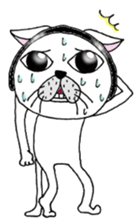 Cats are surprised. sticker #7940600