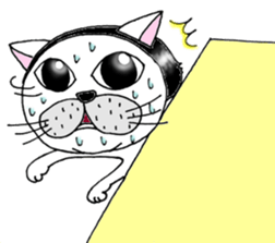 Cats are surprised. sticker #7940601