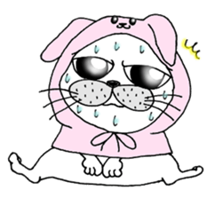 Cats are surprised. sticker #7940604