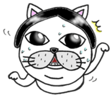 Cats are surprised. sticker #7940612