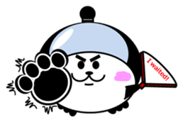 One head and body of panda Part2 sticker #7940743
