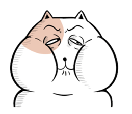 Very unpleasant cat sticker #7940939