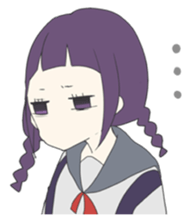 zitome girl and muffler girl sticker #7940997