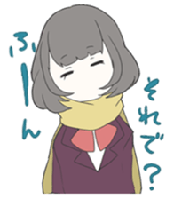 zitome girl and muffler girl sticker #7940999