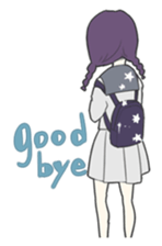 zitome girl and muffler girl sticker #7941016