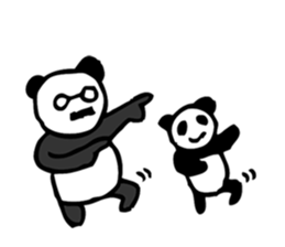 Panda Boss Stickers V1 sticker #7941461