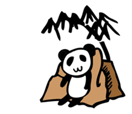 Bamboo Panda(English) sticker #7941540