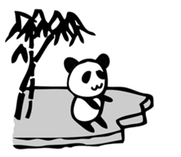 Bamboo Panda(English) sticker #7941542
