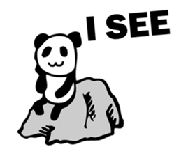 Bamboo Panda(English) sticker #7941544