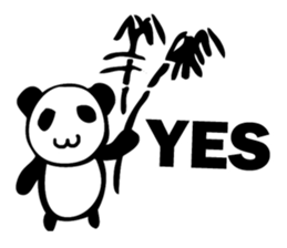 Bamboo Panda(English) sticker #7941546