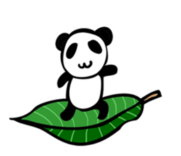 Bamboo Panda(English) sticker #7941548