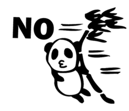 Bamboo Panda(English) sticker #7941550