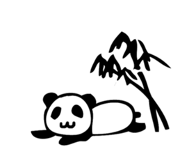 Bamboo Panda(English) sticker #7941554