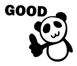 Bamboo Panda(English) sticker #7941555