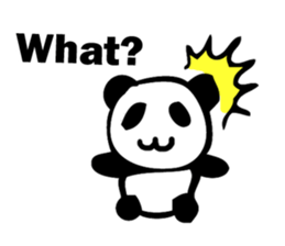 Bamboo Panda(English) sticker #7941558