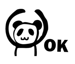 Bamboo Panda(English) sticker #7941559