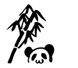 Bamboo Panda(English) sticker #7941560