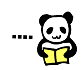 Bamboo Panda(English) sticker #7941562