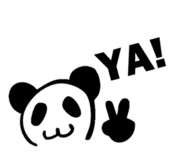 Bamboo Panda(English) sticker #7941563