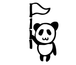 Bamboo Panda(English) sticker #7941565