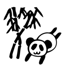 Bamboo Panda(English) sticker #7941566