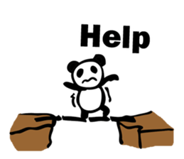 Bamboo Panda(English) sticker #7941567