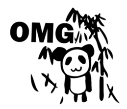 Bamboo Panda(English) sticker #7941568