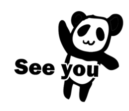 Bamboo Panda(English) sticker #7941577