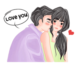 Romantic Couple sticker #7941787
