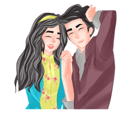 Romantic Couple sticker #7941796