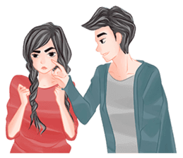 Romantic Couple sticker #7941800