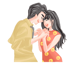 Romantic Couple sticker #7941804