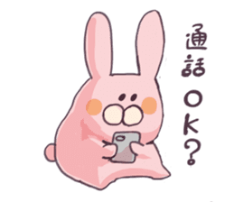 College girl rabbit-chan sticker #7941901