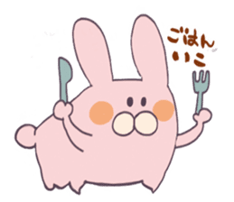 College girl rabbit-chan sticker #7941905