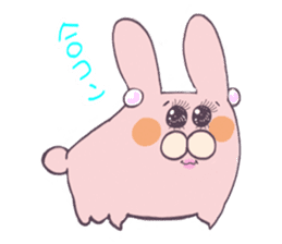 College girl rabbit-chan sticker #7941907