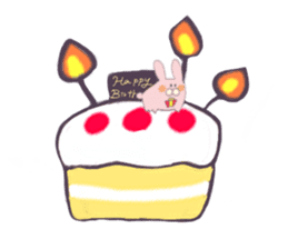 College girl rabbit-chan sticker #7941908