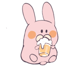 College girl rabbit-chan sticker #7941911