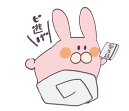 College girl rabbit-chan sticker #7941913