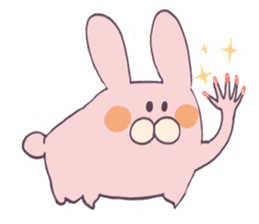 College girl rabbit-chan sticker #7941923