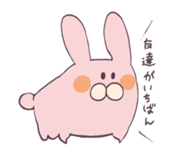 College girl rabbit-chan sticker #7941924