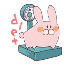 College girl rabbit-chan sticker #7941926