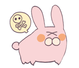 College girl rabbit-chan sticker #7941927