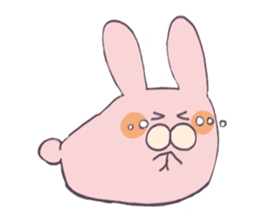 College girl rabbit-chan sticker #7941935