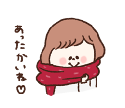 She only cut her bangs2 sticker #7942660