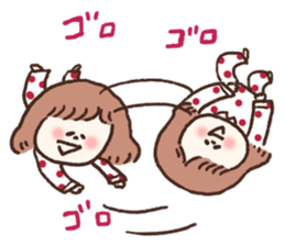 She only cut her bangs2 sticker #7942694