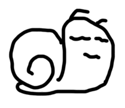 Moody Snail sticker #7942813