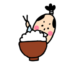 sobokuna osamurai. sticker #7942877