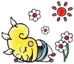 <1> Round and Round Rolled, "Gururu" sticker #7943260