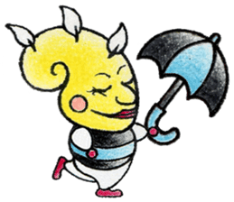 <1> Round and Round Rolled, "Gururu" sticker #7943264